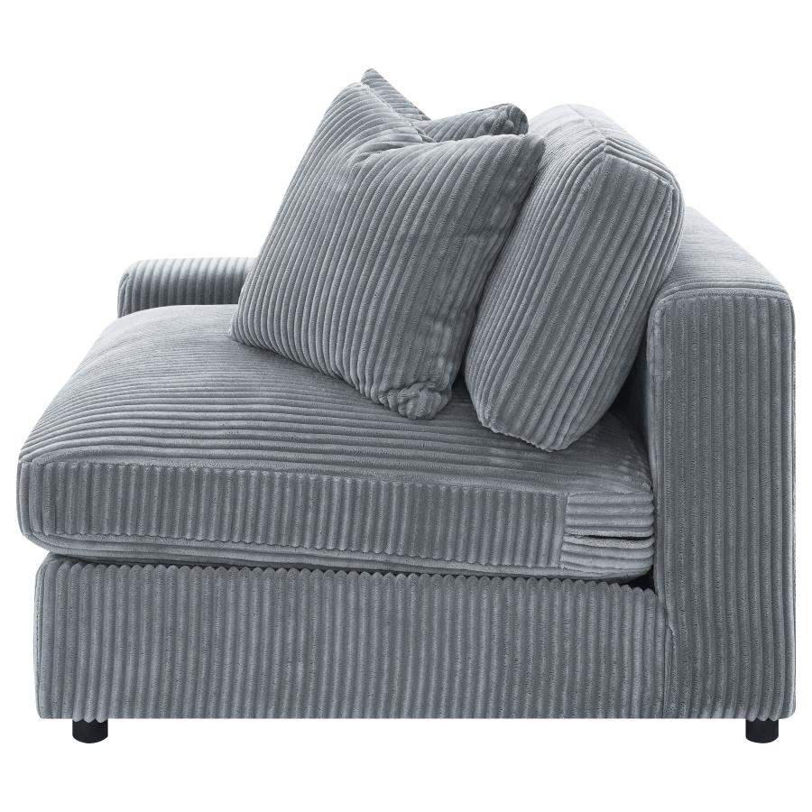 Blaine Upholstered Reversible Chaise Sectional Sofa Fog-zoom-17