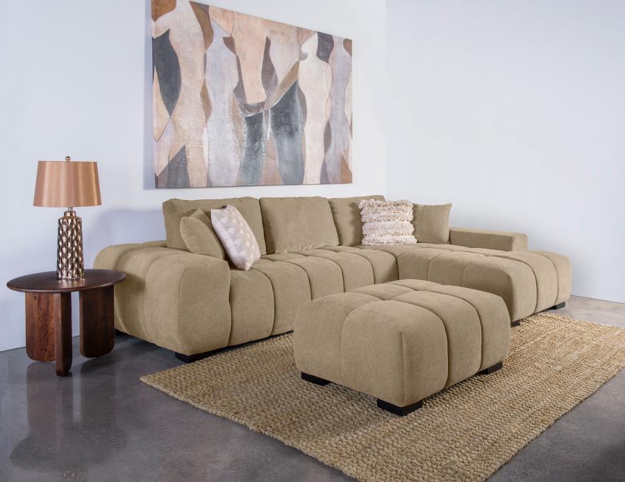 Octavia Upholstered Rectangular Ottoman Camel-zoom-7