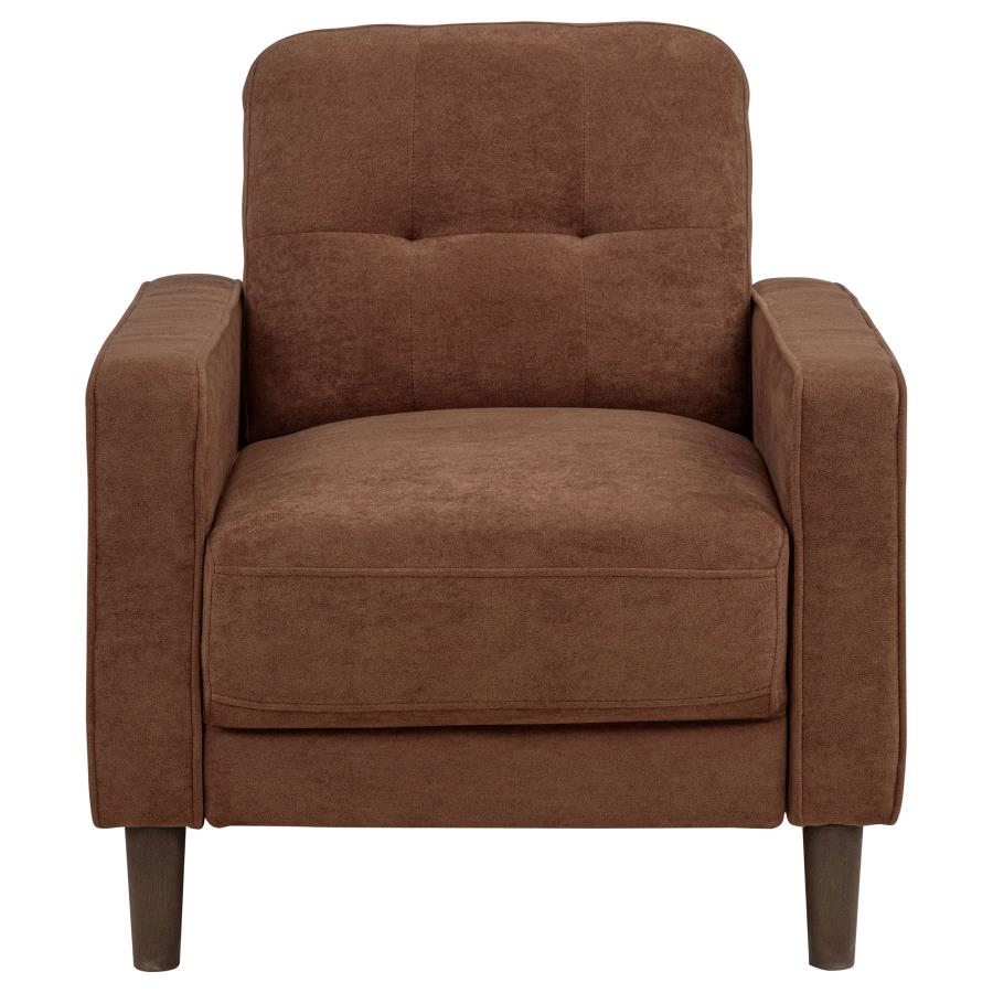 Bowen II 3-piece Fabric Upholstered Track Arm Sofa Set Rust-zoom-12