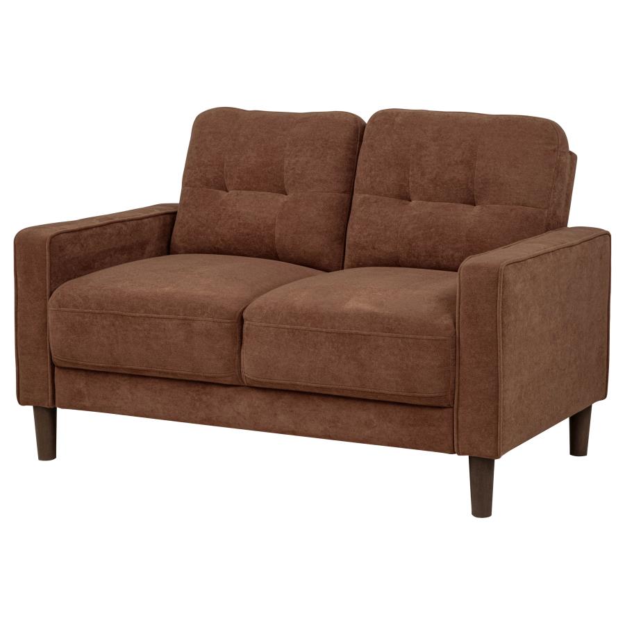 Bowen II Fabric Upholstered Track Arm Loveseat Rust-zoom-4