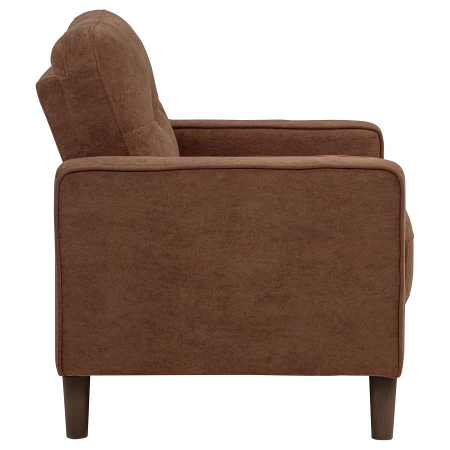 Bowen II Fabric Upholstered Track Arm Accent Chair Rust-zoom-8