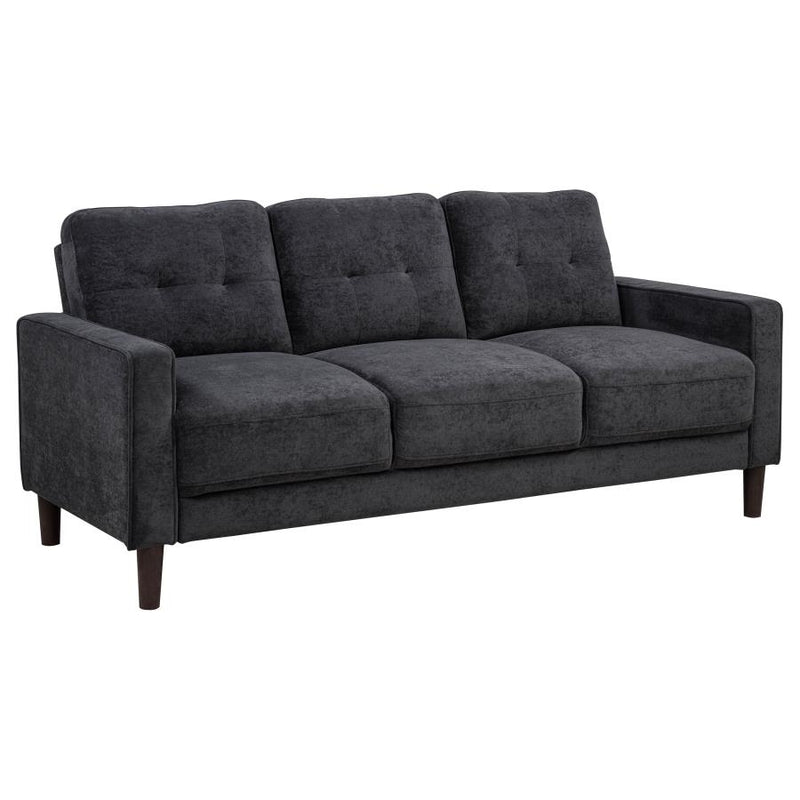 Bowen II 3-piece Upholstered Track Arm Sofa Set Steel Grey-zoom-