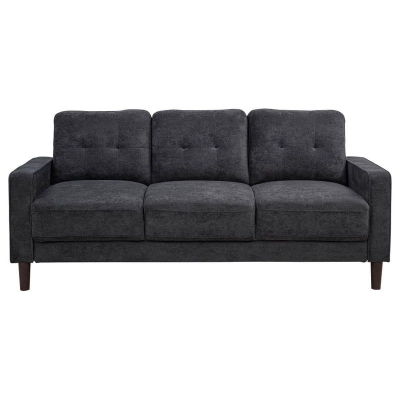 Bowen II 3-piece Upholstered Track Arm Sofa Set Steel Grey-zoom-