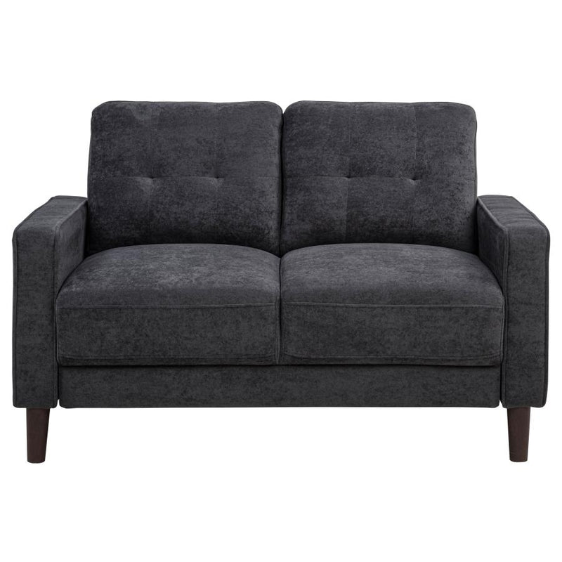 Bowen II 3-piece Upholstered Track Arm Sofa Set Steel Grey-zoom-