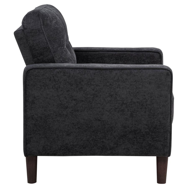 Bowen II 3-piece Upholstered Track Arm Sofa Set Steel Grey-zoom-