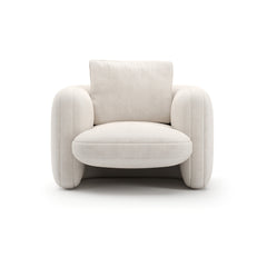 Caracole Overlap Accent Chair – front view – Lusso Furniture Miami