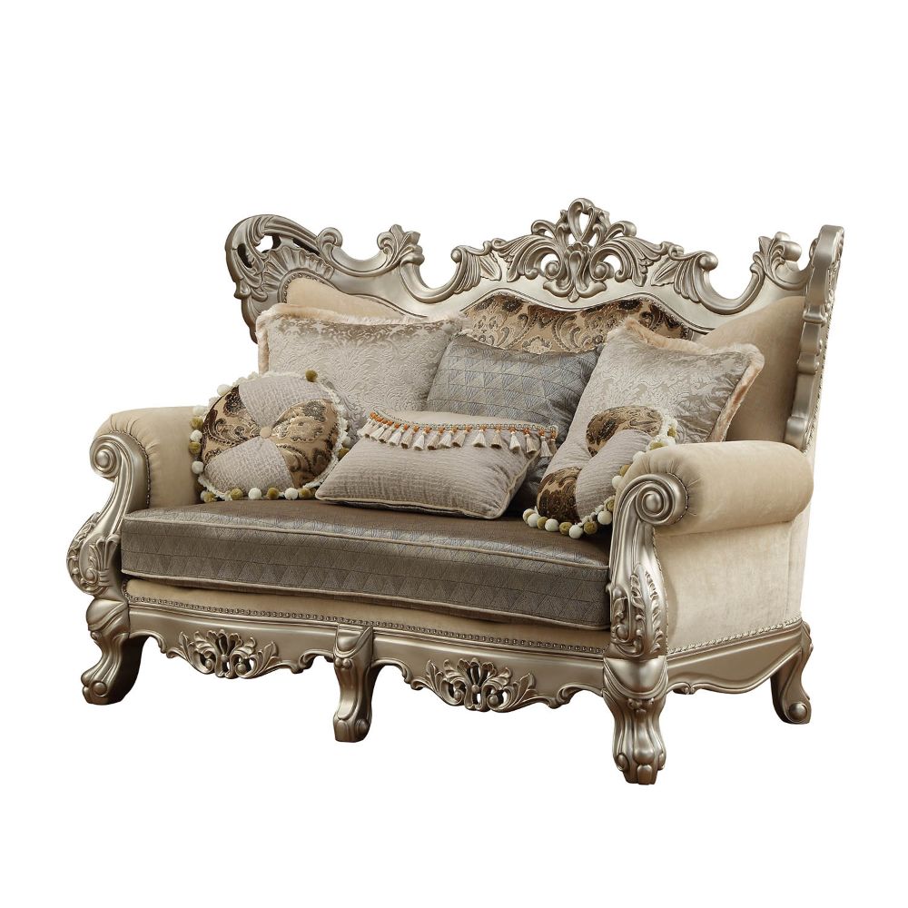 ACME Ranita Loveseat – front view – Lusso Furniture Miami