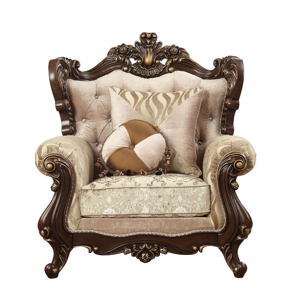 ACME Shalisa Chair – side view – Lusso Furniture Miami