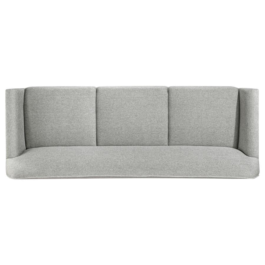 Vaughn Fabric Upholstered Flared Arm Sofa Grey-zoom-8