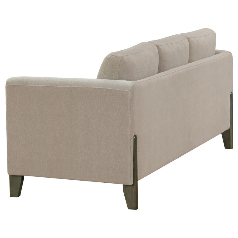 Islington 2-piece Upholstered Panel Arm Sofa Set Taupe-zoom-