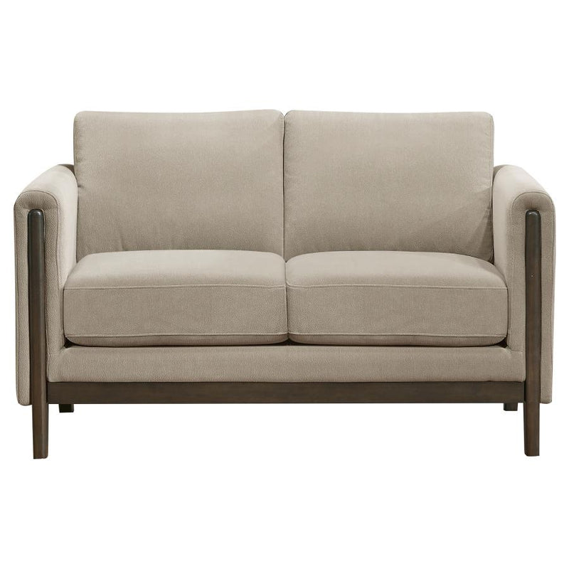 Islington 2-piece Upholstered Panel Arm Sofa Set Taupe-zoom-