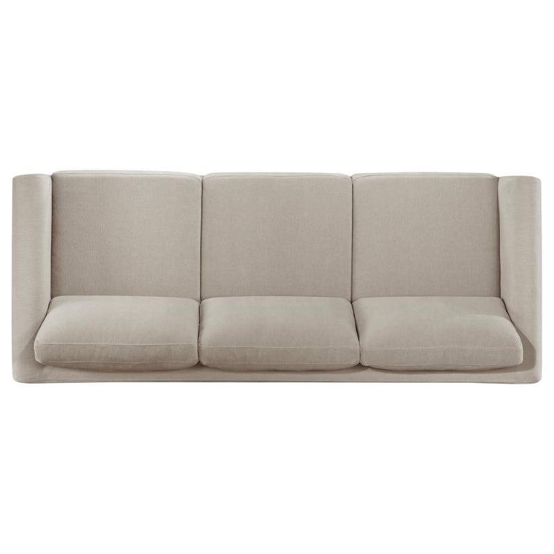 Islington 3-piece Upholstered Panel Arm Sofa Set Taupe-zoom-
