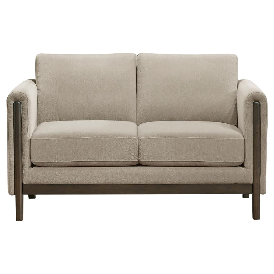 Islington 3-piece Upholstered Panel Arm Sofa Set Taupe-8