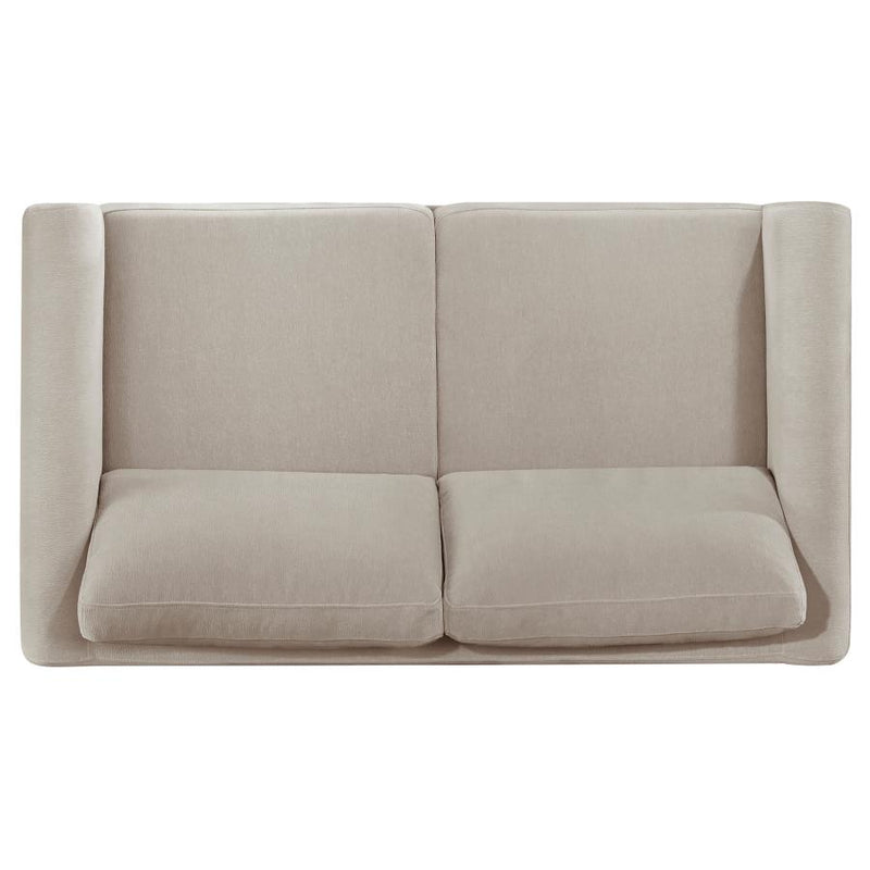Islington 3-piece Upholstered Panel Arm Sofa Set Taupe-zoom-