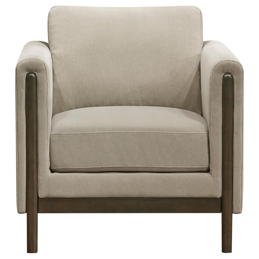 Islington 3-piece Upholstered Panel Arm Sofa Set Taupe-12