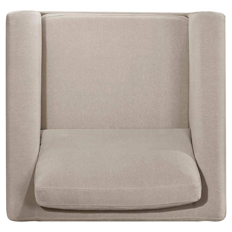 Islington 3-piece Upholstered Panel Arm Sofa Set Taupe-14