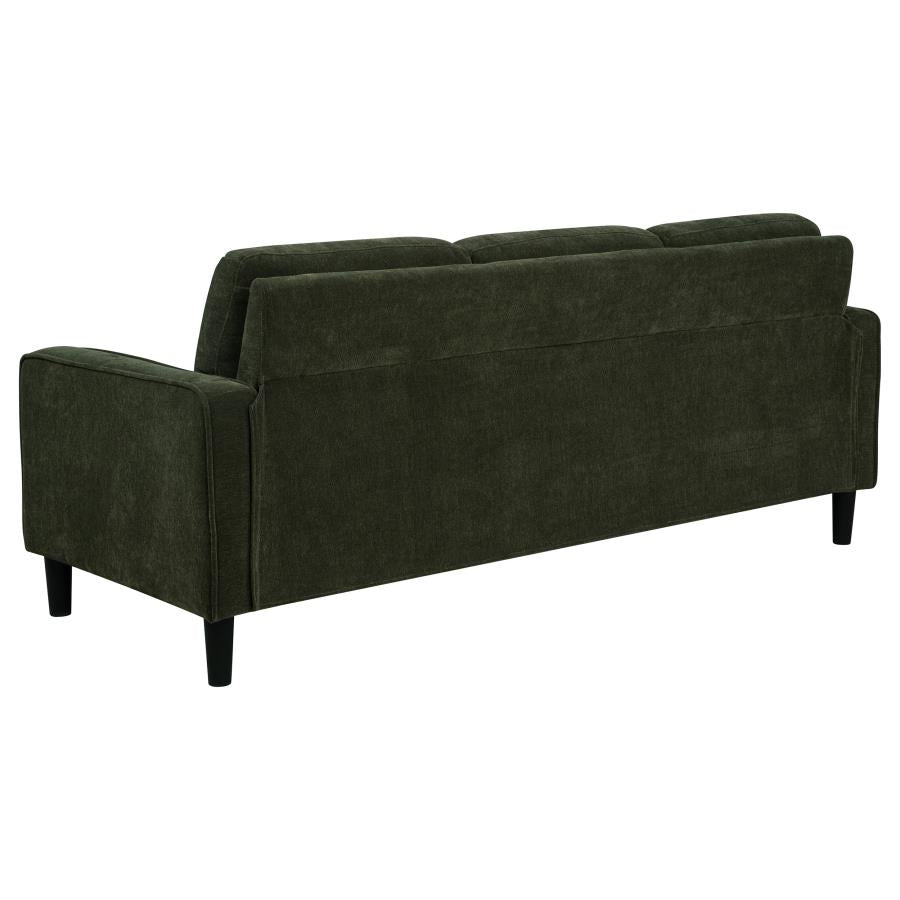 Ruth 2-piece Fabric Upholstered Track Arm Sofa Matcha Green-zoom-5