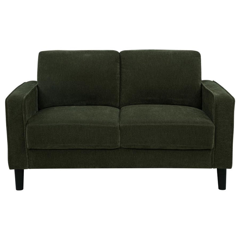 Ruth 2-piece Fabric Upholstered Track Arm Sofa Matcha Green-zoom-