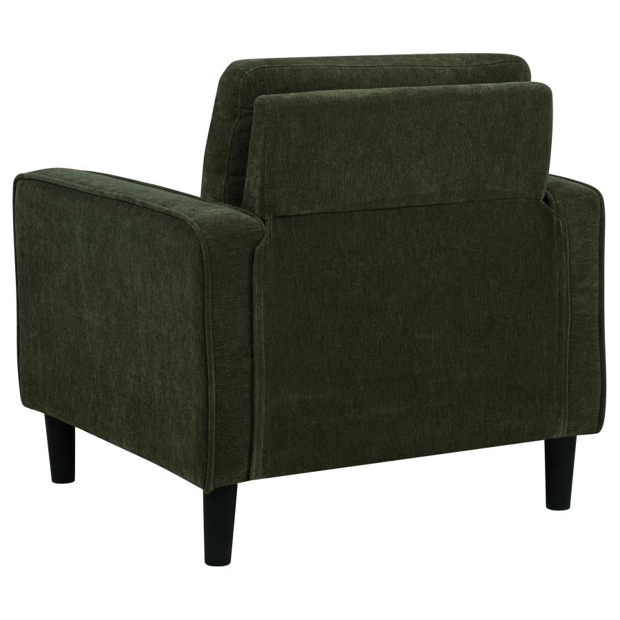Ruth 3-piece Fabric Upholstered Track Arm Sofa Matcha Green-zoom-13