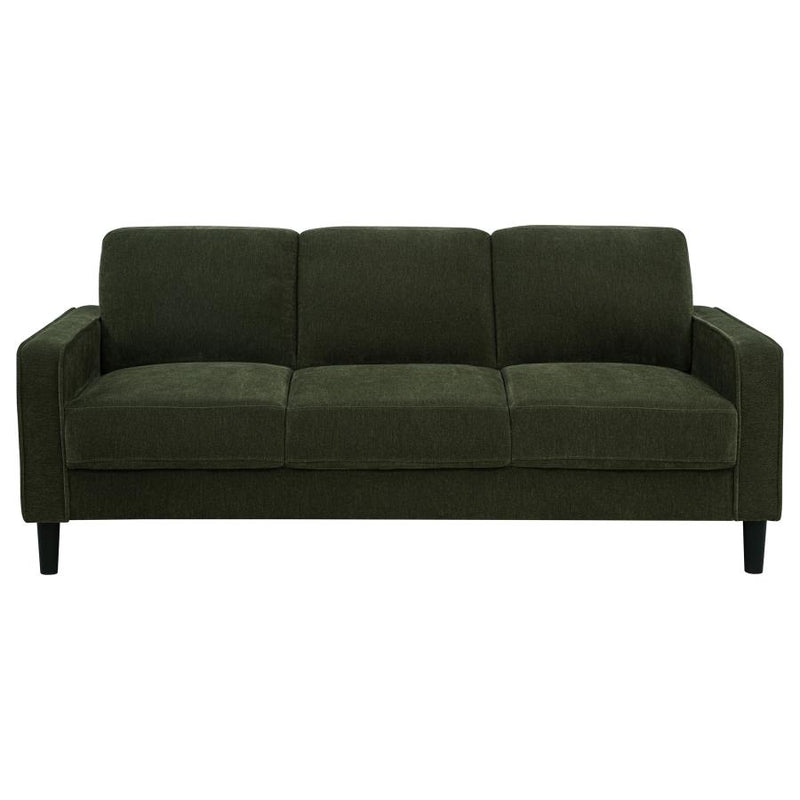 Ruth 77-inch Fabric Upholstered Track Arm Sofa Matcha Green-zoom-