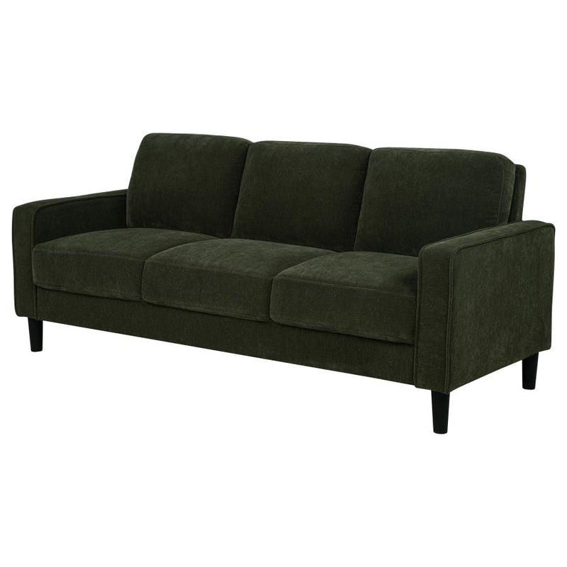 Ruth 77-inch Fabric Upholstered Track Arm Sofa Matcha Green-zoom-