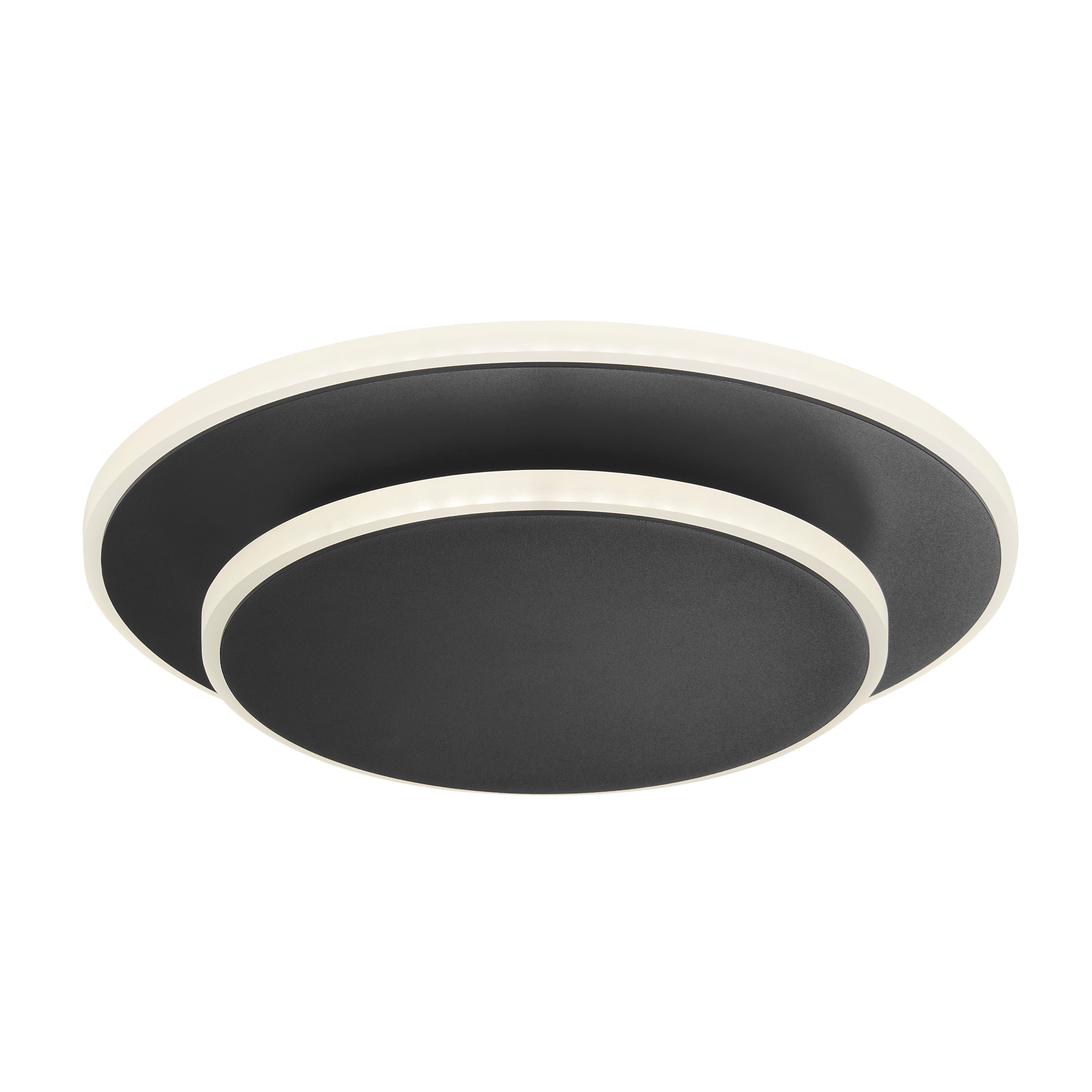 Luna Eclipse Two Circle Multiuse Lamp // Black-zoom-1