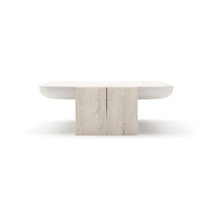 Caracole Overlap Rectangle Cocktail Table – view 12 – Lusso Furniture Miami