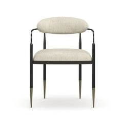 Caracole Epoch Arm Chair – front view – Lusso Furniture Miami