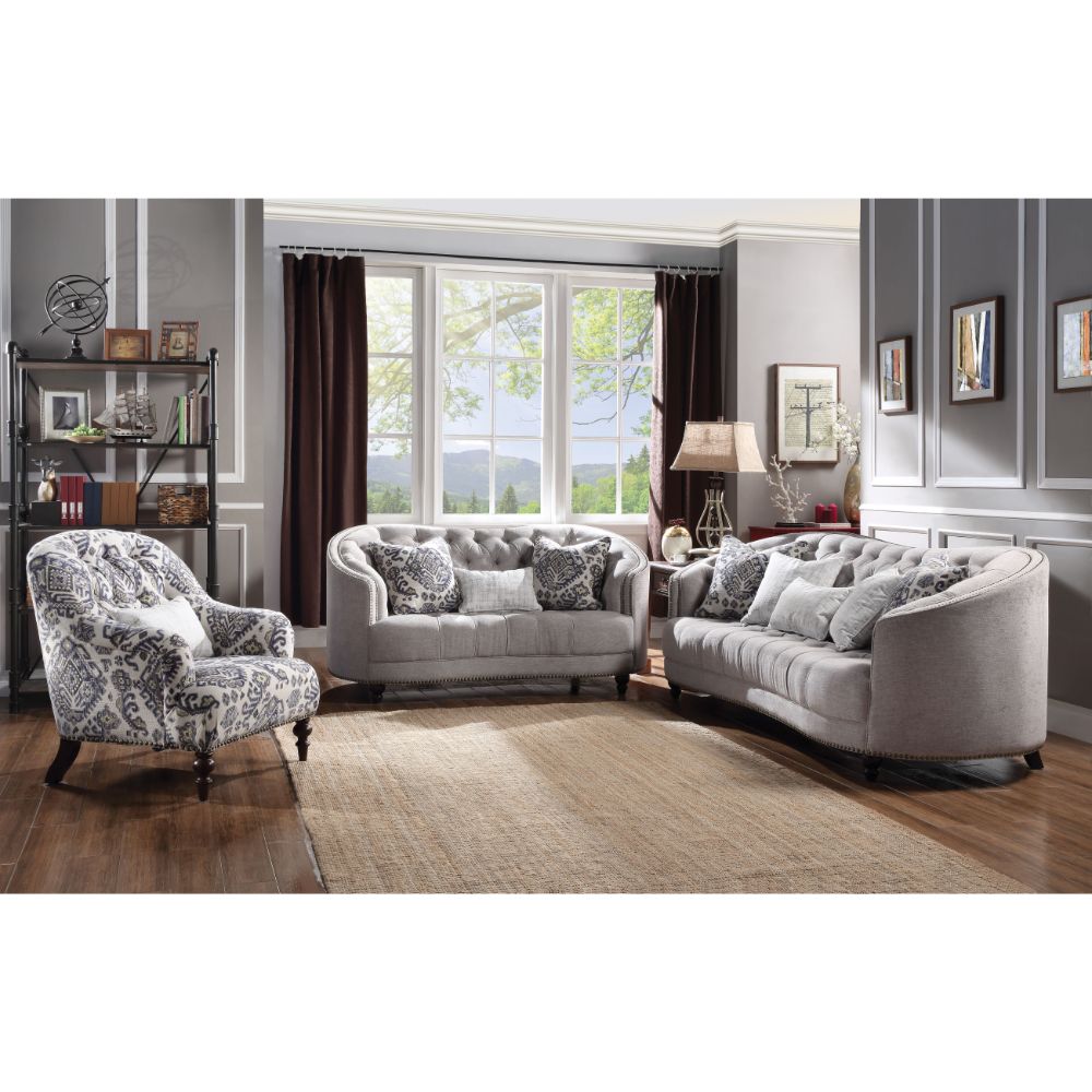 ACME Saira Loveseat – front view – Lusso Furniture Miami