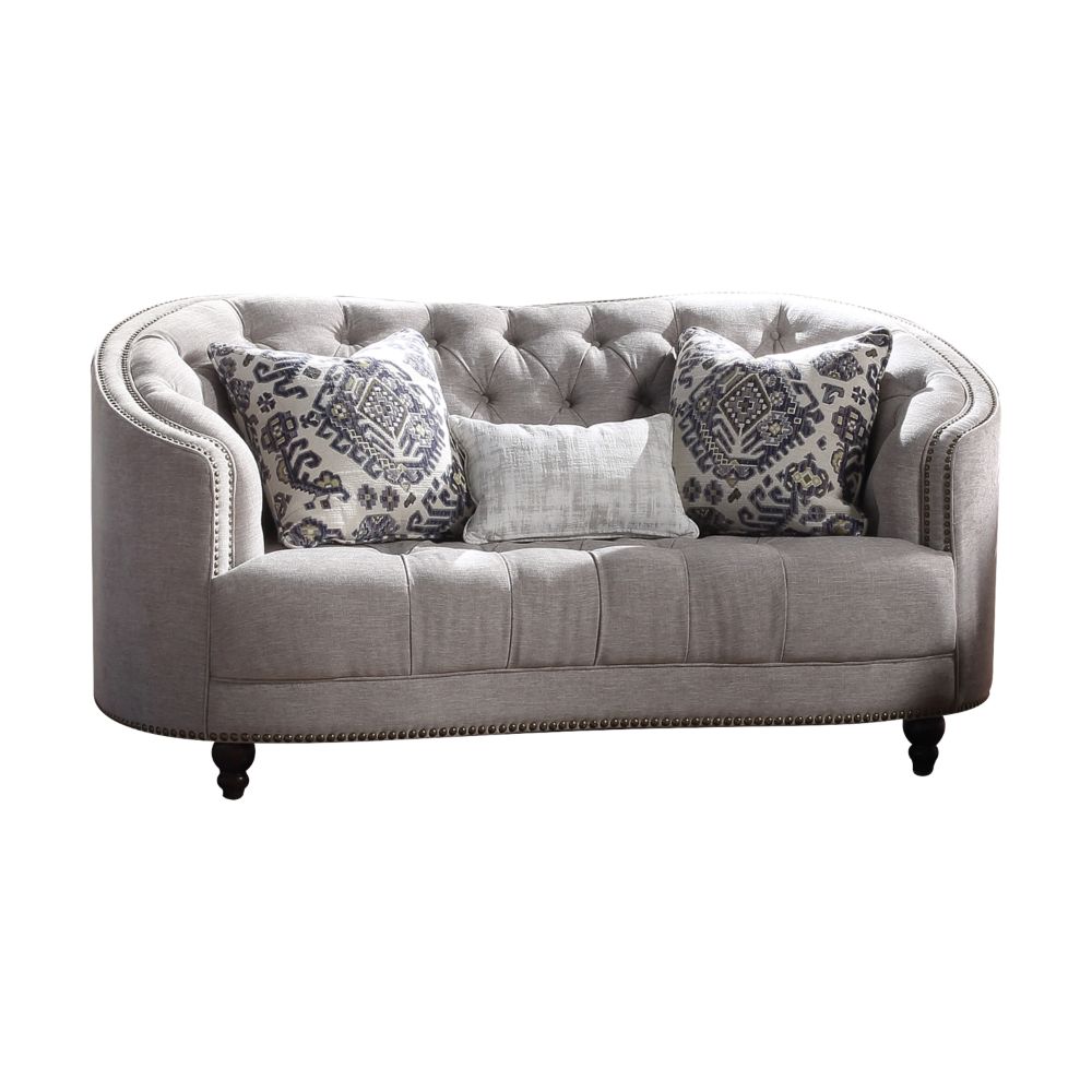 ACME Saira Loveseat – angle view – Lusso Furniture Miami