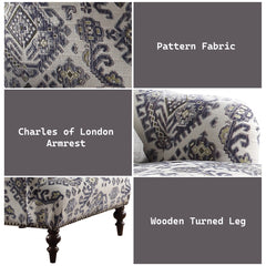 ACME Saira Accent Chair – back view – Lusso Furniture Miami