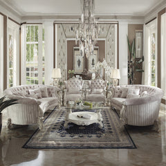ACME Versailles Sofa with 5 Pillows – room setting – Lusso Furniture Miami