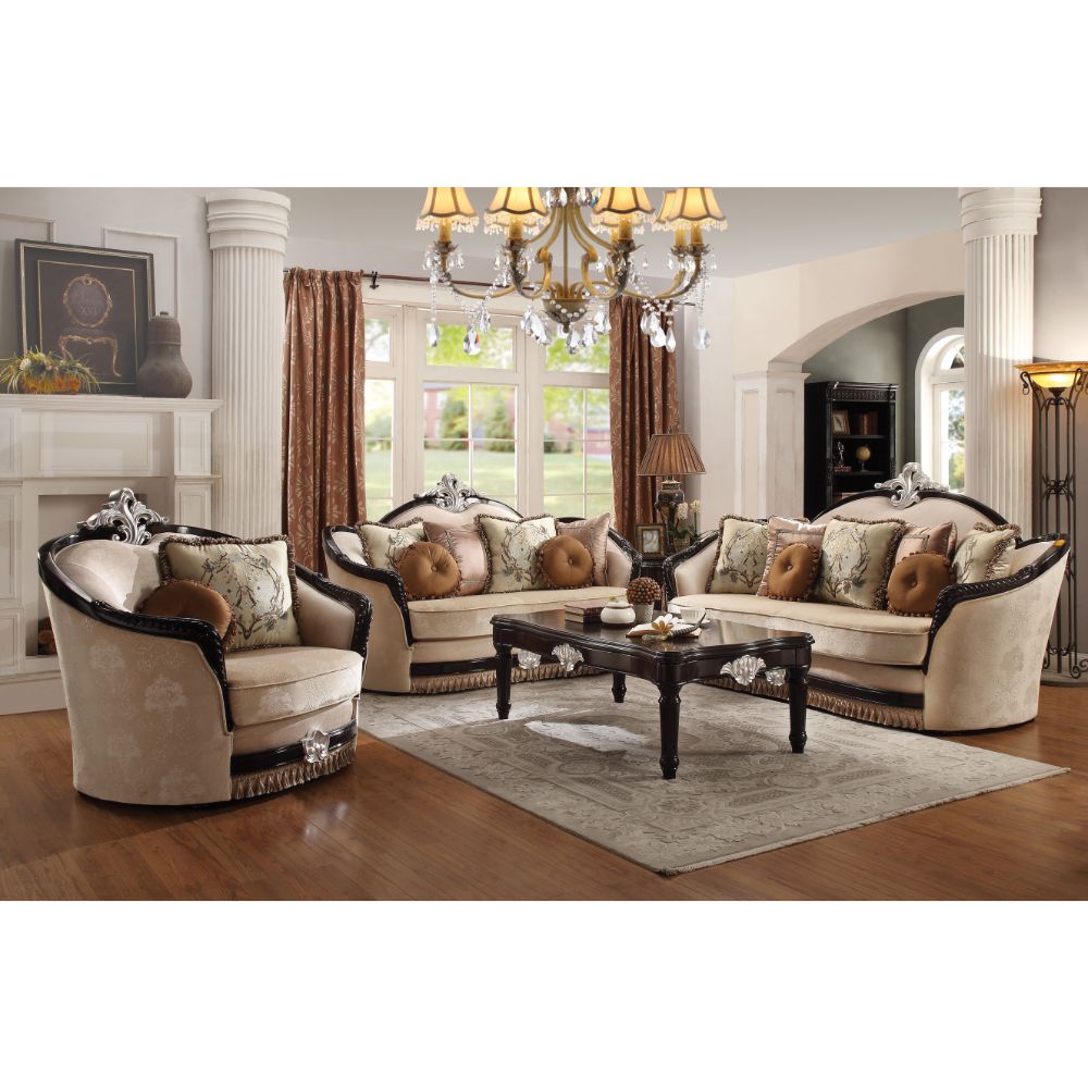 ACME Ernestine Accent Chair – angle view – Lusso Furniture Miami