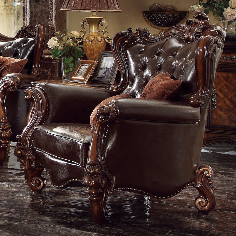 ACME Versailles Accent Chair with 2 Pillows-zoom-