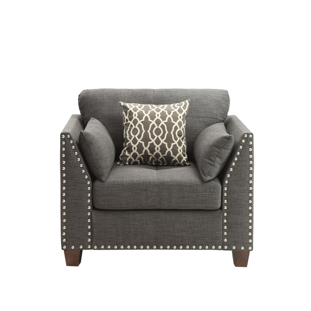 ACME Laurissa Accent Chair – angle view – Lusso Furniture Miami