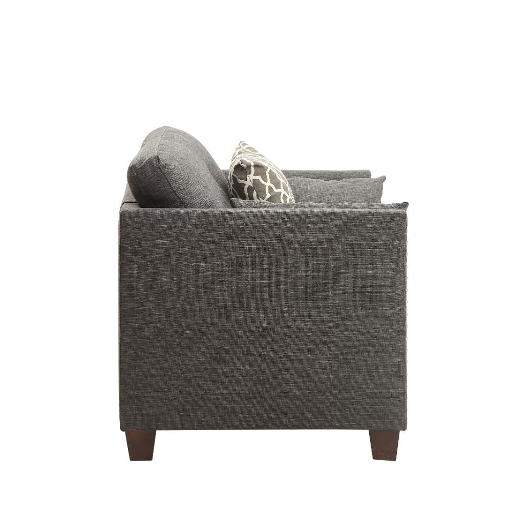 ACME Laurissa Accent Chair – side view – Lusso Furniture Miami