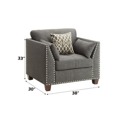 ACME Laurissa Accent Chair – back view – Lusso Furniture Miami