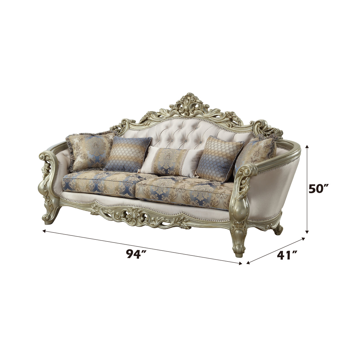 ACME Gorsedd Sofa – angle view – Lusso Furniture Miami
