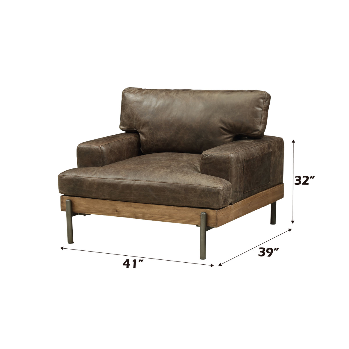 ACME Silchester Chair – finish detail – Lusso Furniture Miami