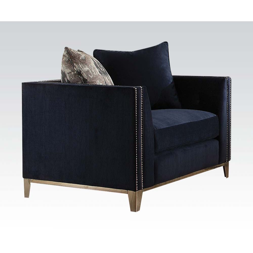 ACME Phaedra Accent Chair – front view – Lusso Furniture Miami