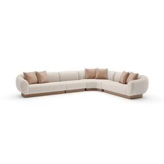 Caracole Seta Sectional – side view – Lusso Furniture Miami