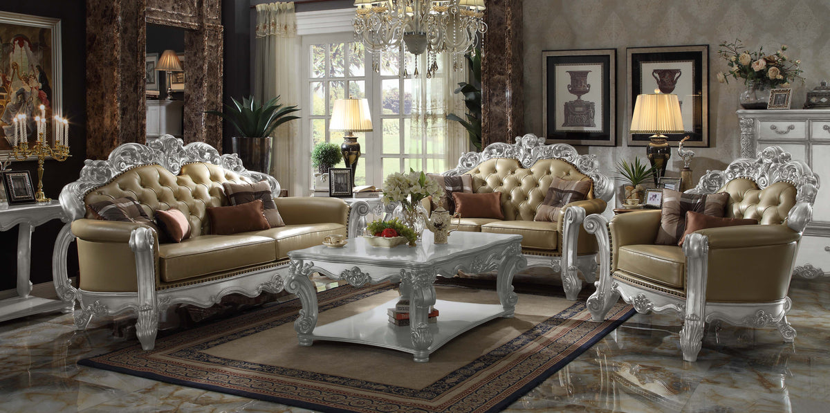 ACME Vendome Accent Chair – front view – Lusso Furniture Miami
