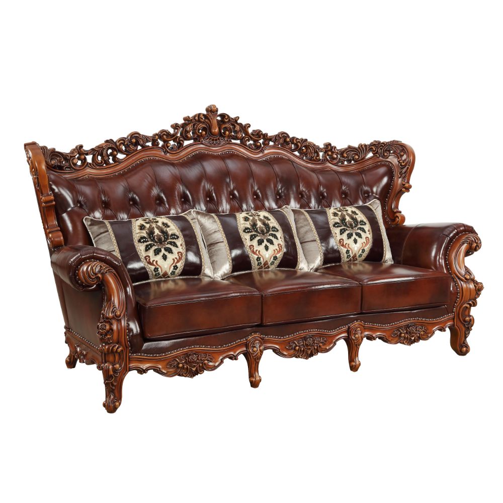 ACME Eustoma Sofa – front view – Lusso Furniture Miami