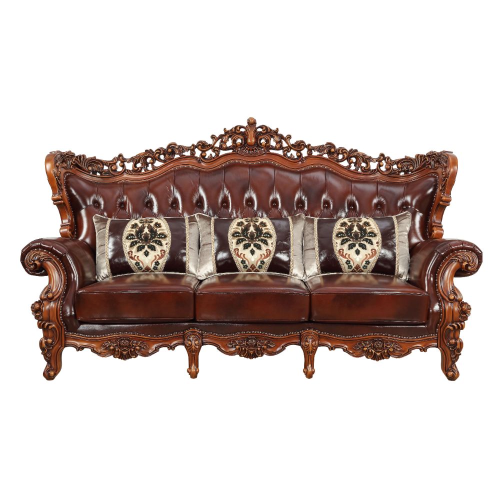 ACME Eustoma Sofa – angle view – Lusso Furniture Miami
