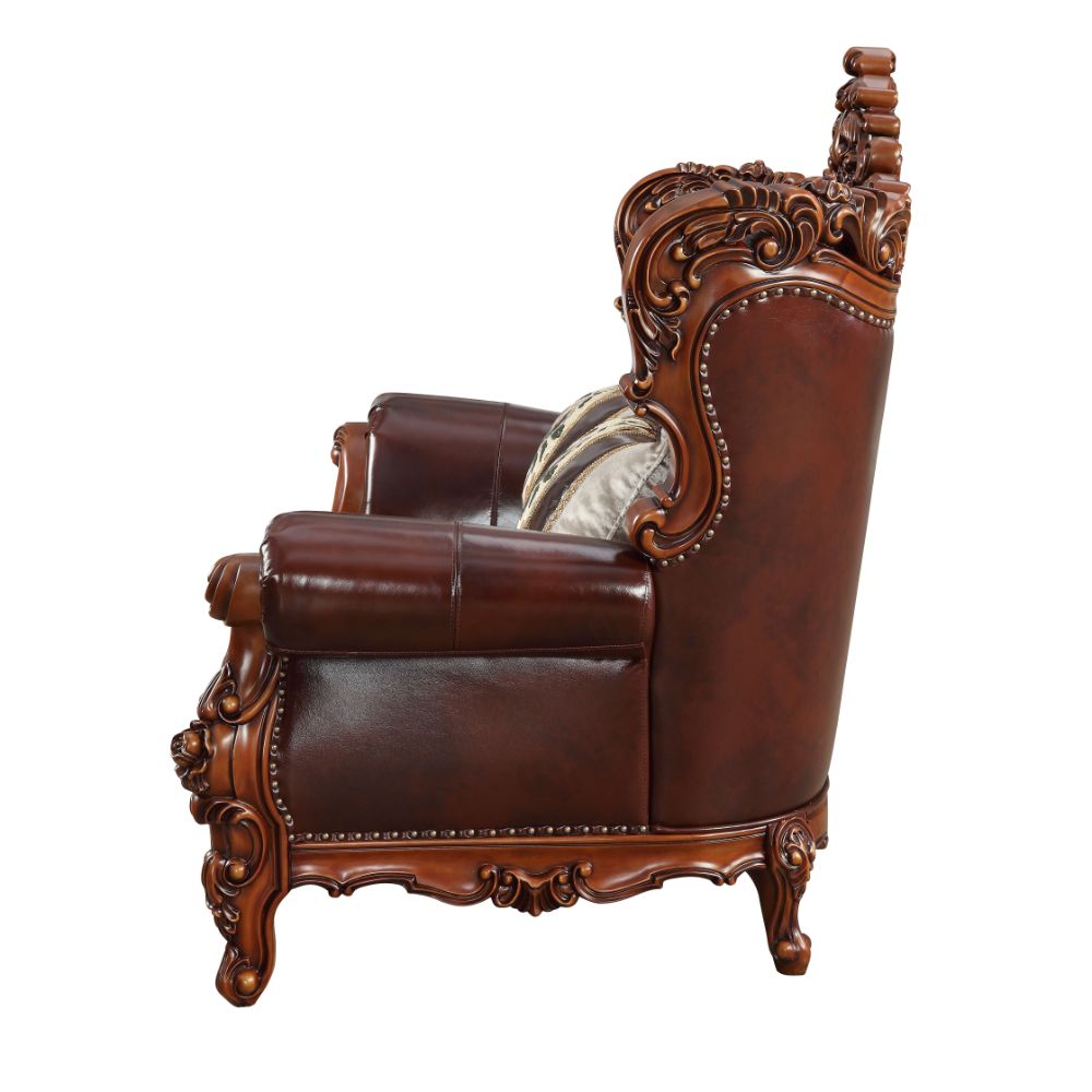 ACME Eustoma Loveseat – side view – Lusso Furniture Miami