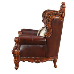 ACME Eustoma Accent Chair – side view – Lusso Furniture Miami