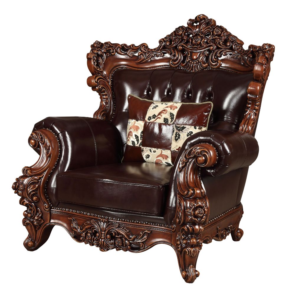 ACME Forsythia Accent Chair – front view – Lusso Furniture Miami