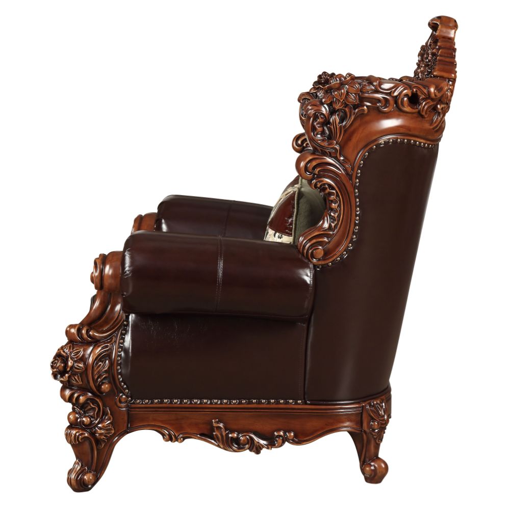 ACME Forsythia Accent Chair – side view – Lusso Furniture Miami