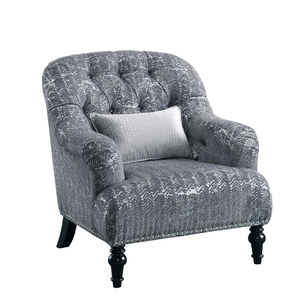 ACME Gaura Accent Chair – front view – Lusso Furniture Miami