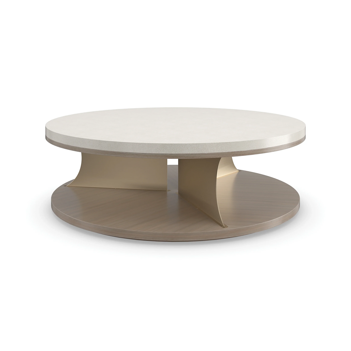 Caracole Braces Cocktail Table – back view – Lusso Furniture Miami